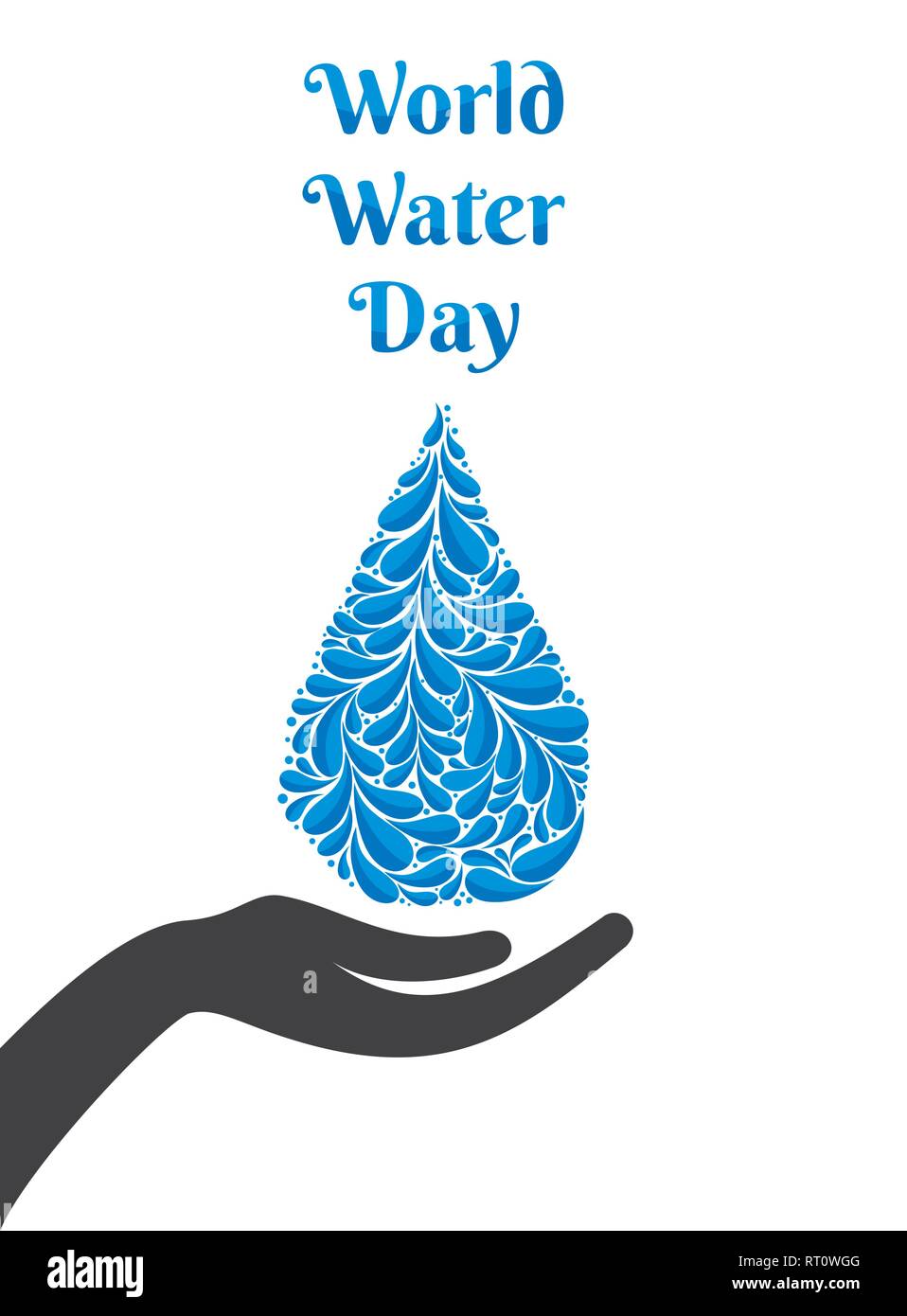 World Water Day World Water Day Stock Vector (Royalty Free) 2248532967 |  Shutterstock