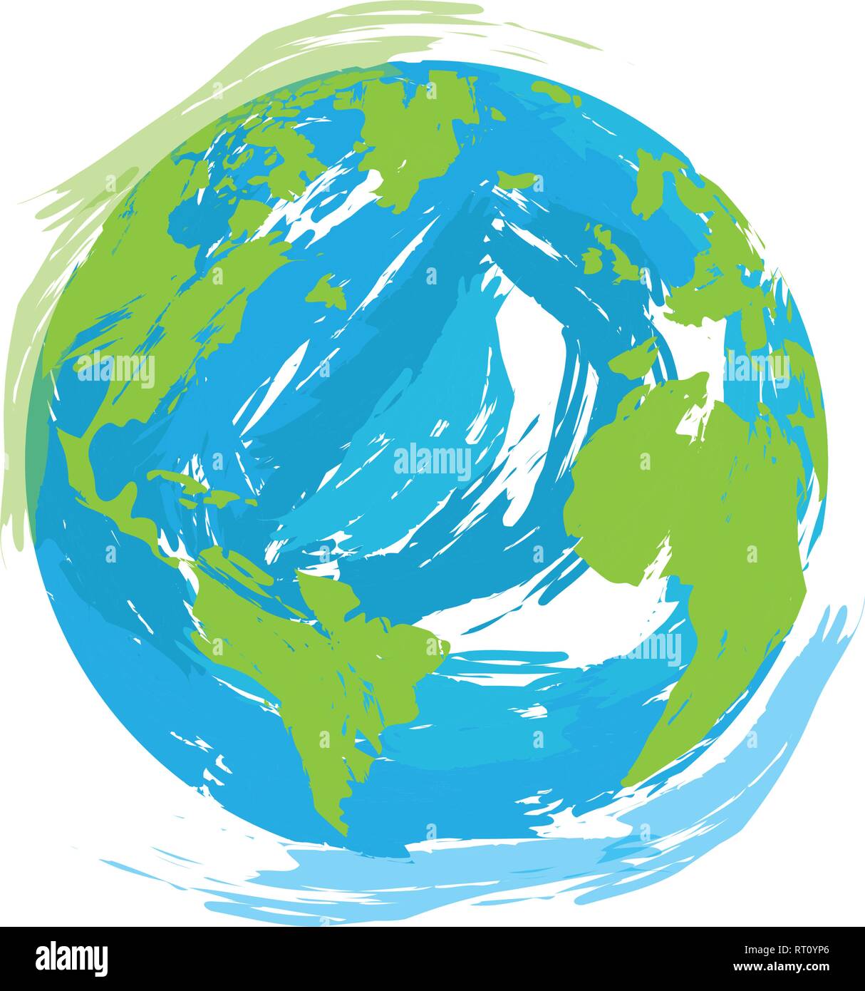Isolated earth planet sketch Stock Vector Image & Art - Alamy