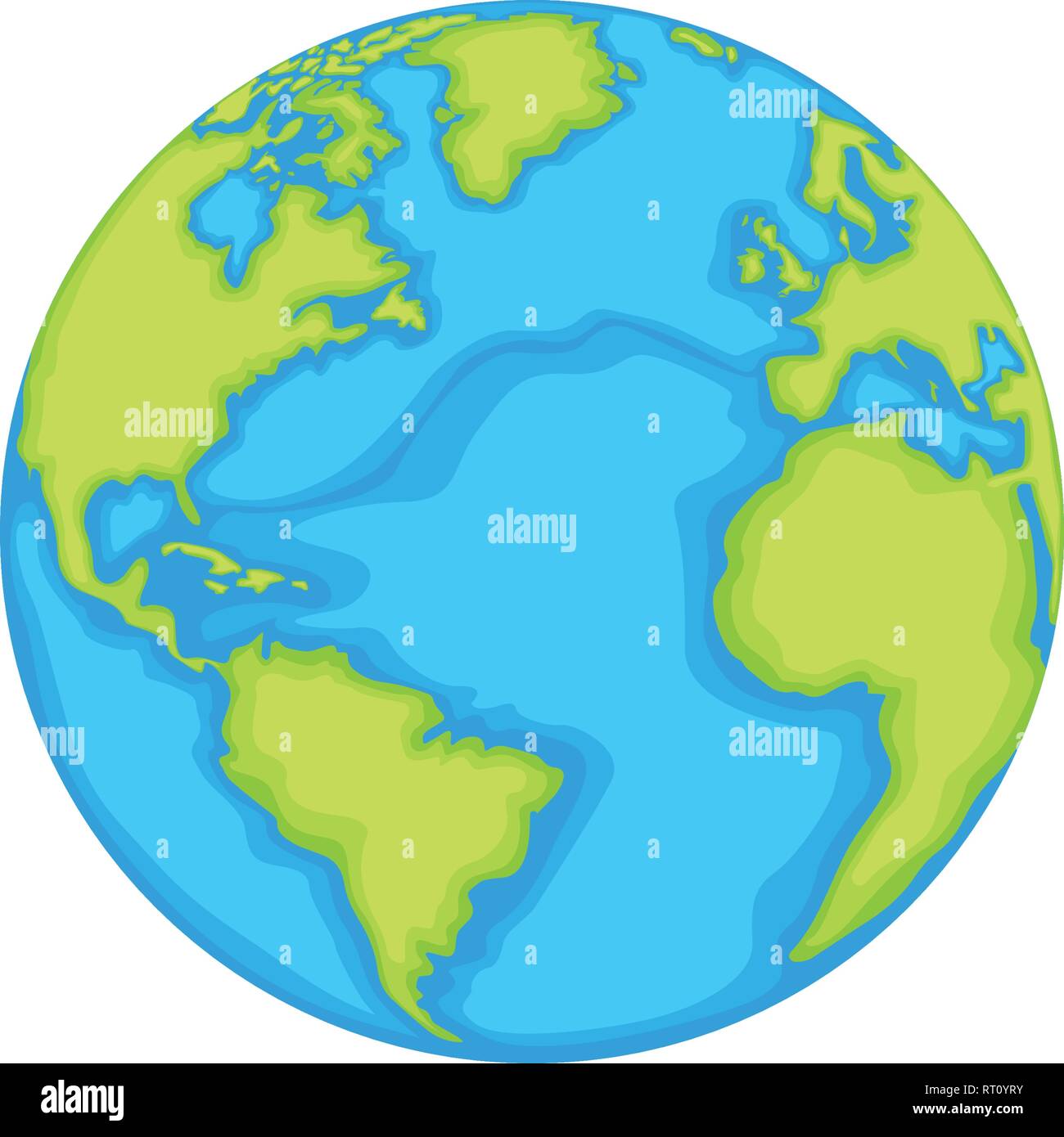 Isolated earth planet sketch Stock Vector Image & Art - Alamy