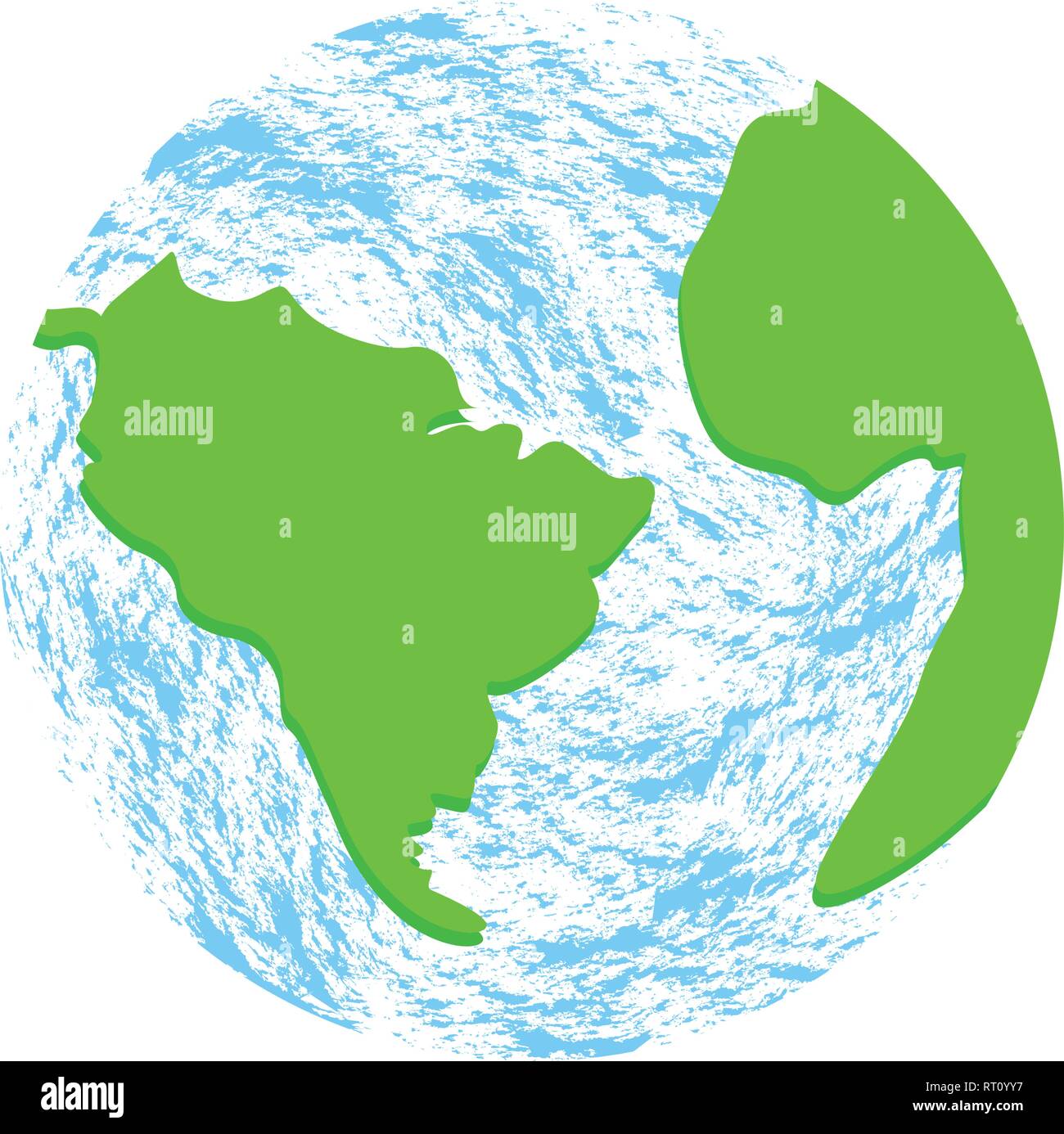 Isolated earth planet sketch Stock Vector Image & Art - Alamy