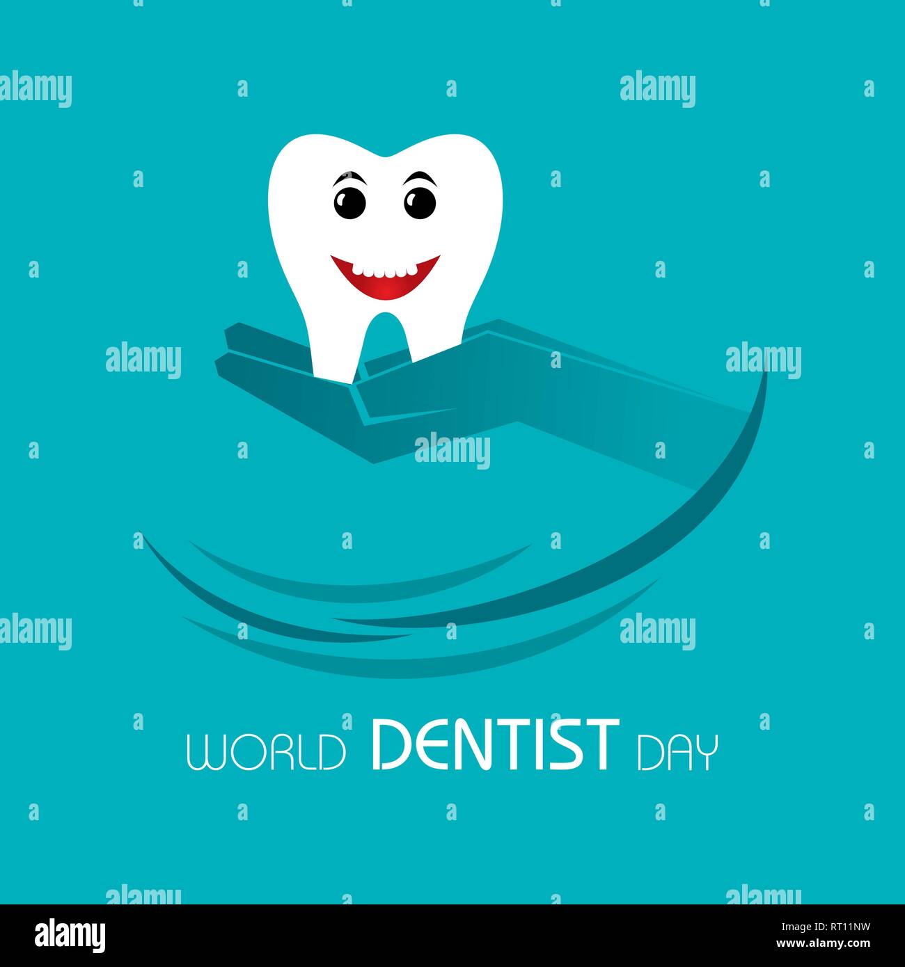 World Dentist Day design, 6 March ,vector illustration Stock Vector