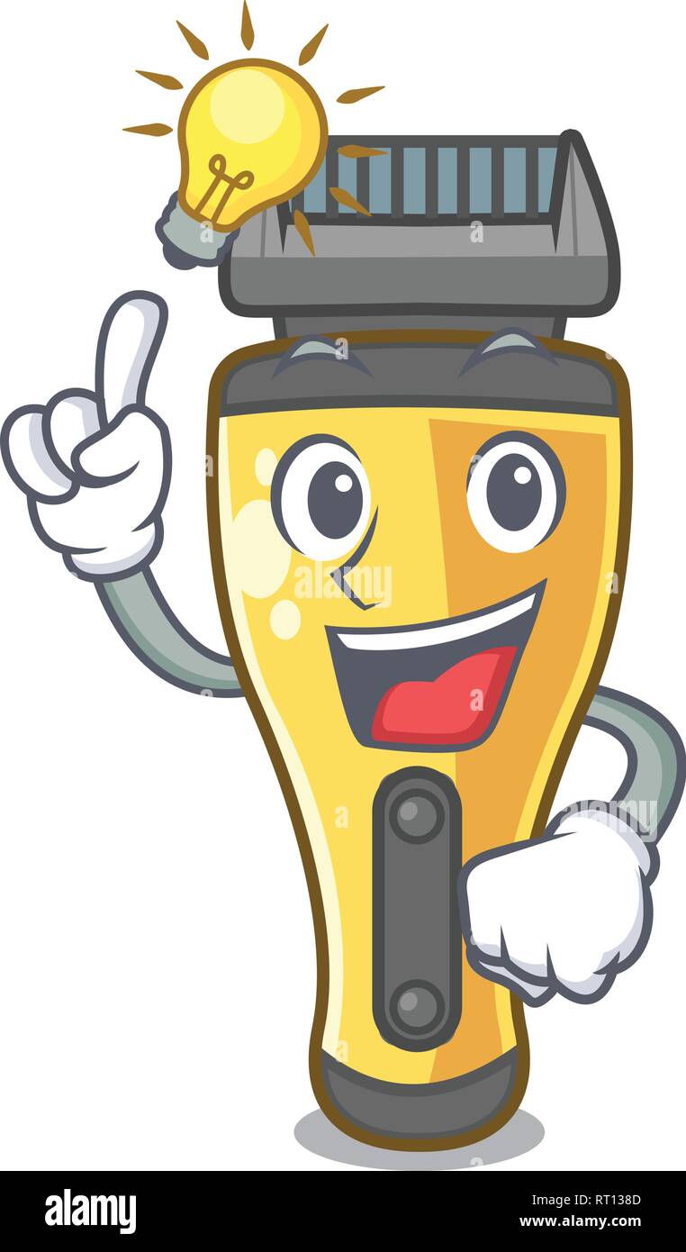 Have an idea electric shaver the shape funny cartoon Stock Vector Image ...