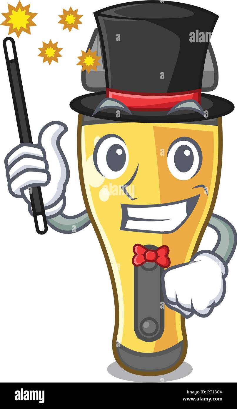 Magician electric shaver the shape funny cartoon Stock Vector Image ...