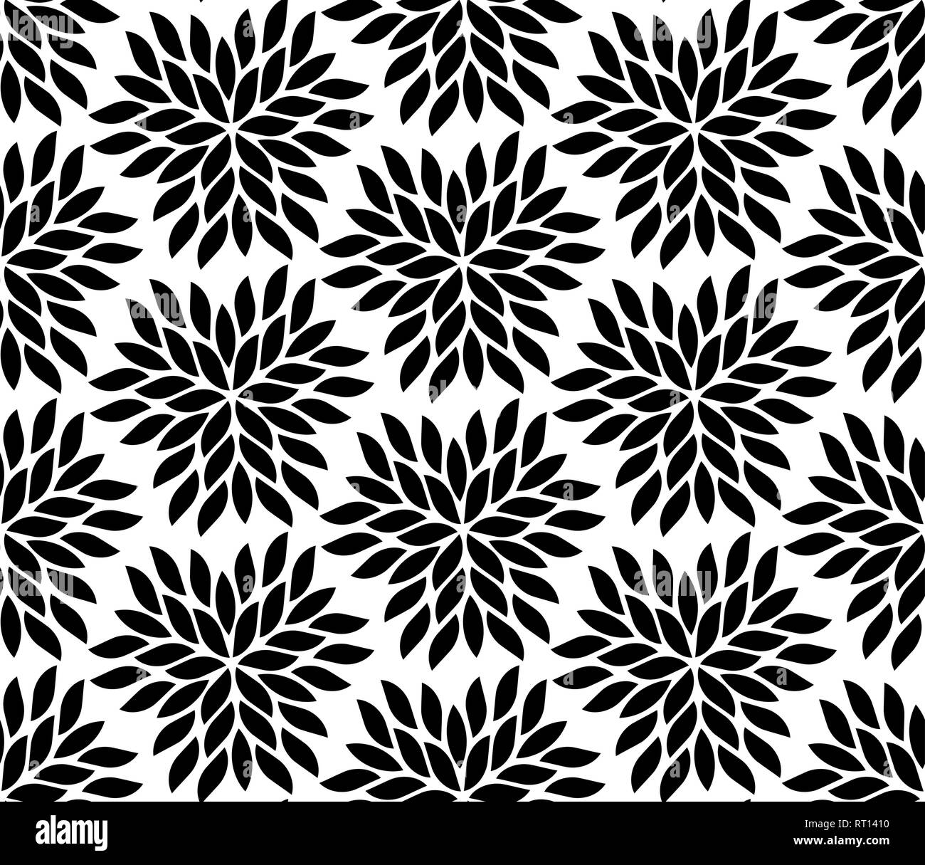 Seamless luxury flowers pattern background, vector and illustration