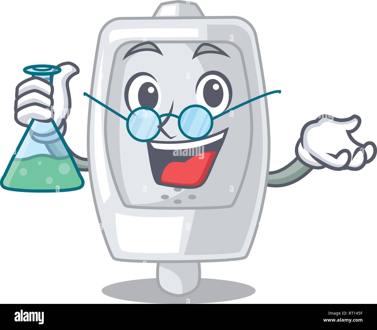 Guy Math Urinal Professor urinal in the a cartoon shape Stock Vector Image & Art - Alamy
