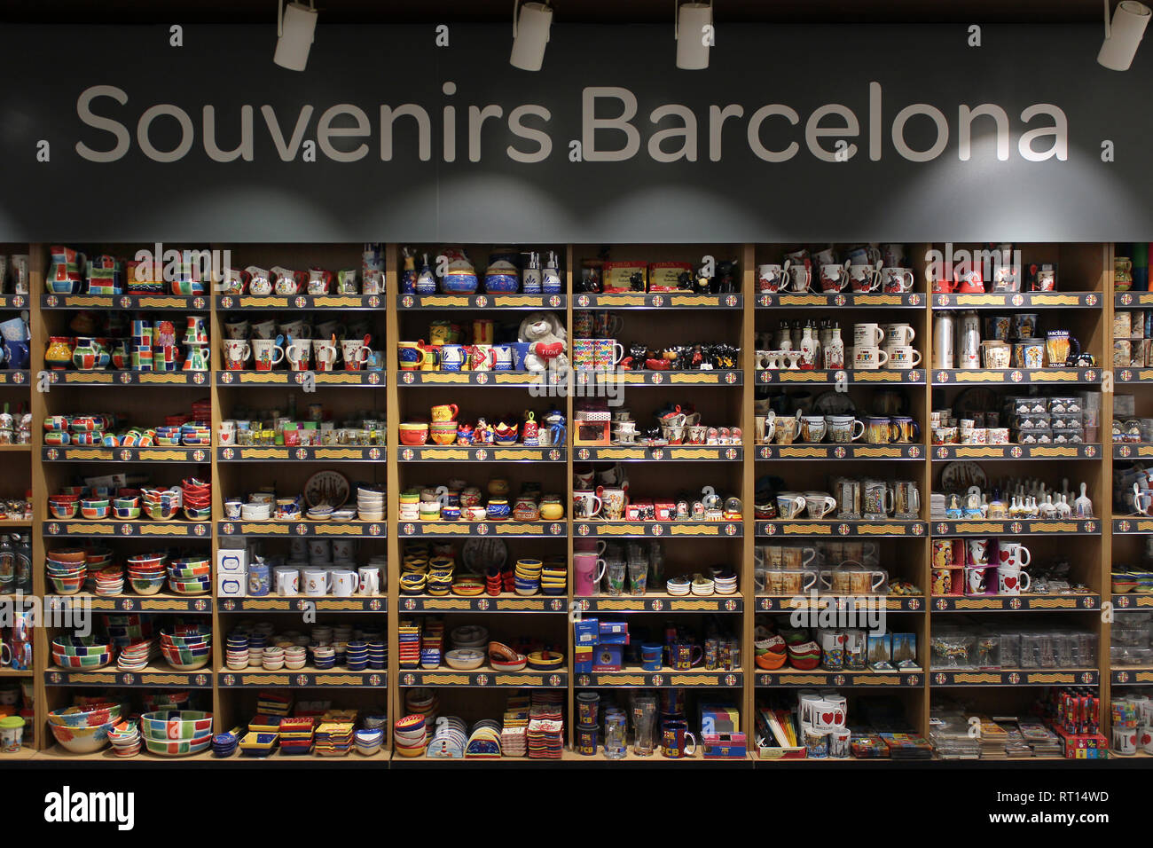 Souvenir Shop Barcelona High Resolution Stock Photography and Images