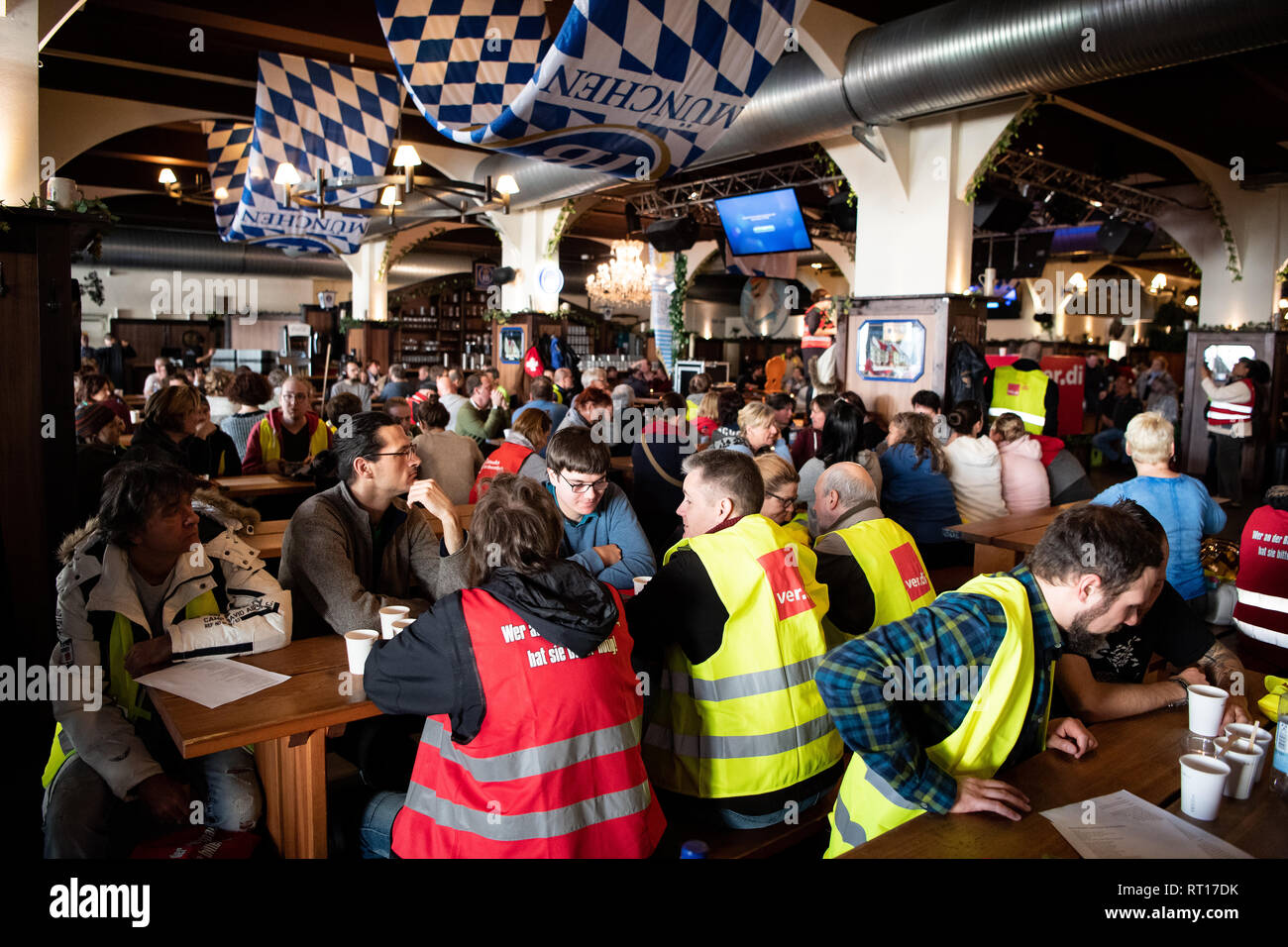 27 February 2019 Berlin Striking Teachers And Educators Meet At