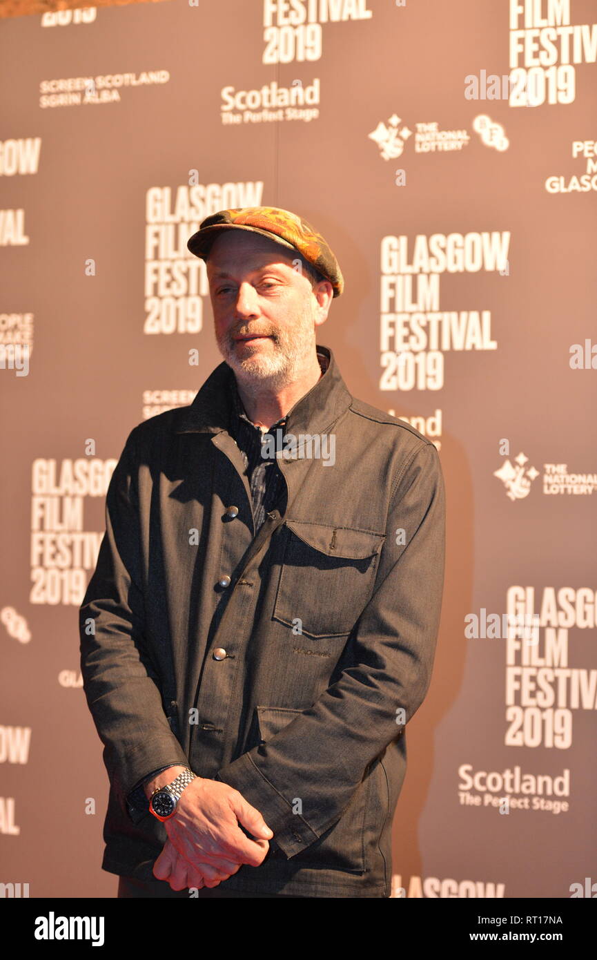 Glasgow, UK. 26th Feb, 2019. Film Director - Charlie Paul, seen on the red carpet at the Premier of the film, Prophecy, at the Glasgow Film Theater. Credit: Colin Fisher/Alamy Live News Stock Photo