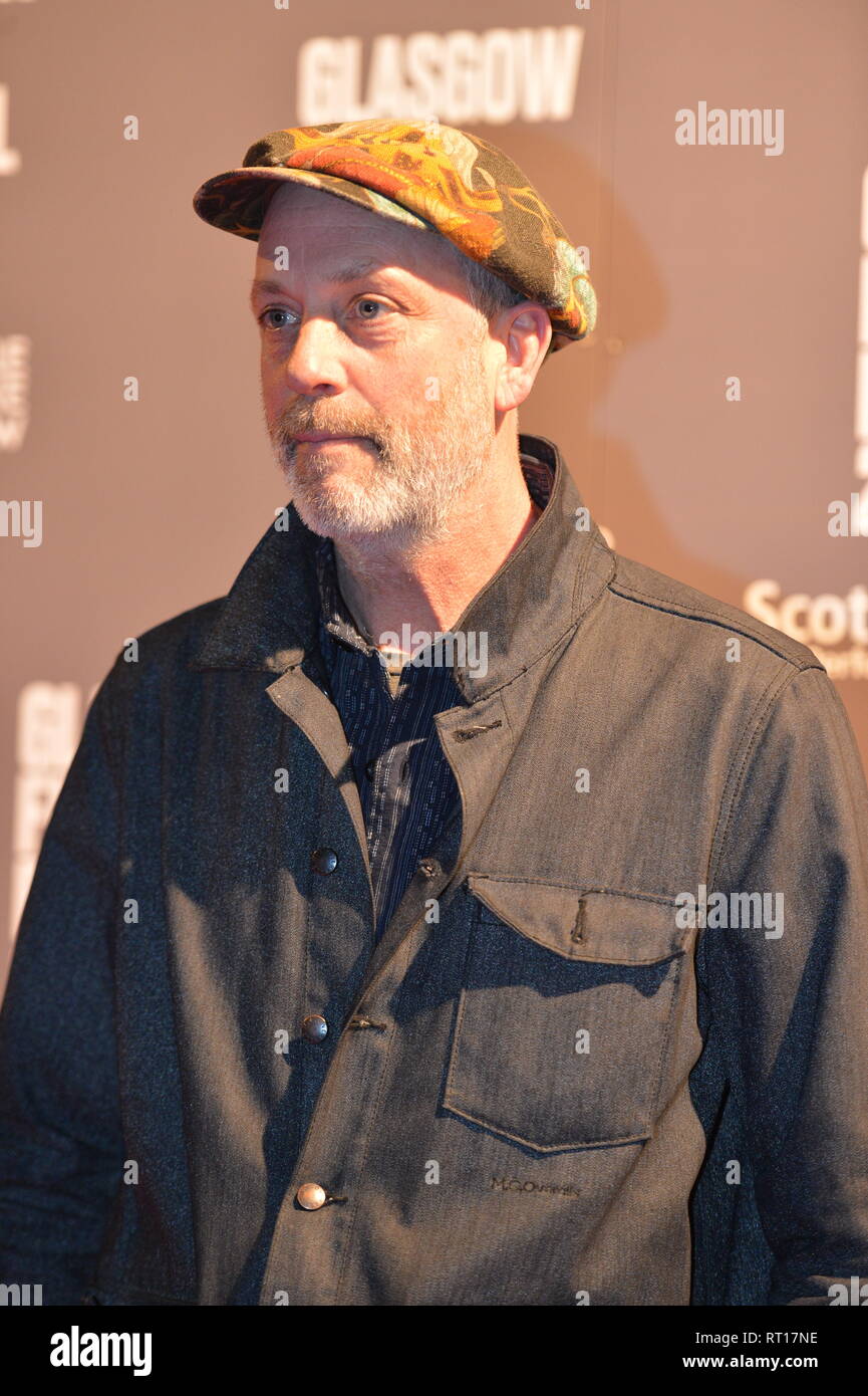 Glasgow, UK. 26th Feb, 2019. Film Director - Charlie Paul, seen on the red carpet at the Premier of the film, Prophecy, at the Glasgow Film Theater. Credit: Colin Fisher/Alamy Live News Stock Photo