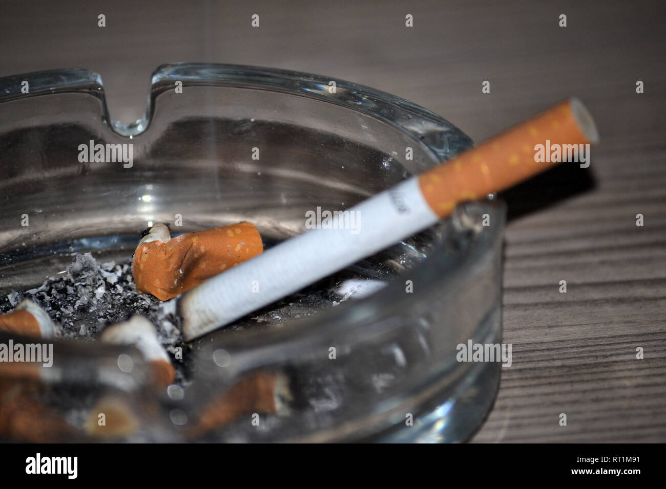 Burning Cigarette Stick on Ashtray · Free Stock Photo