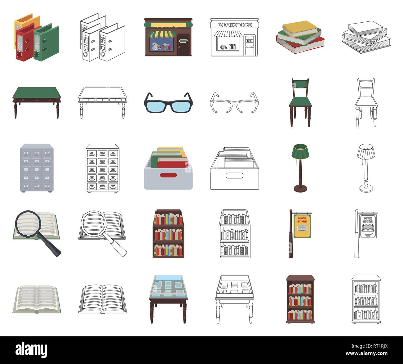 art,binders,book,bookcase,books,bookstore,box,cartoon,outline,catalog ...