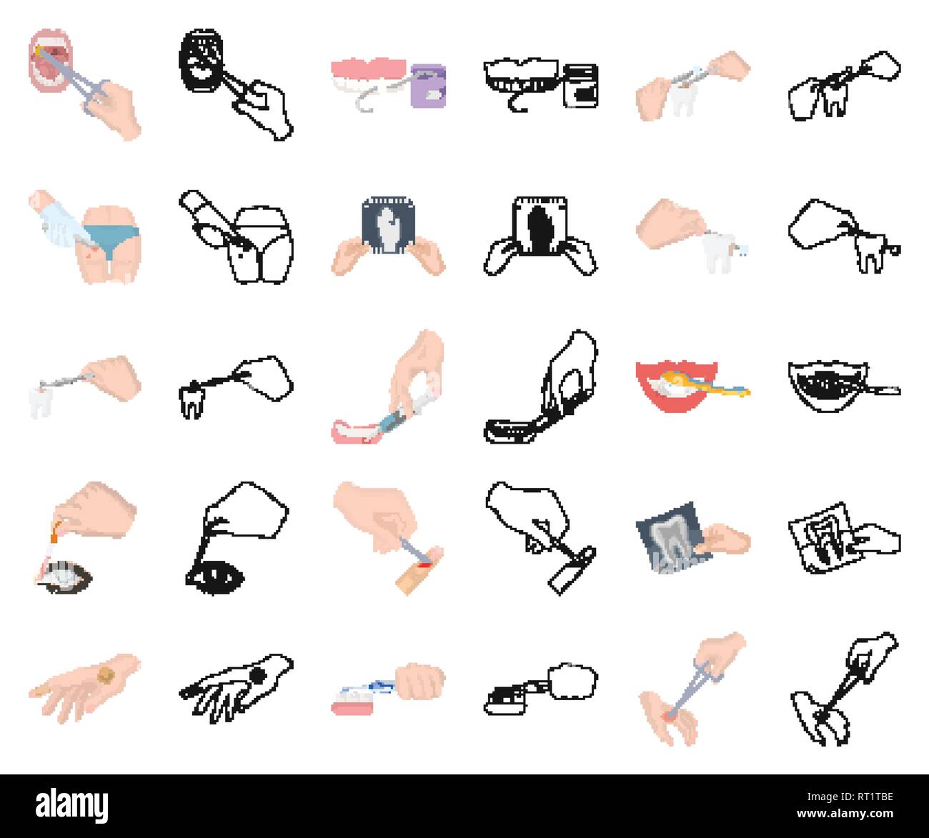 ability,abscess,action,anesthesia,boil,caries,cartoon,outline,check ...