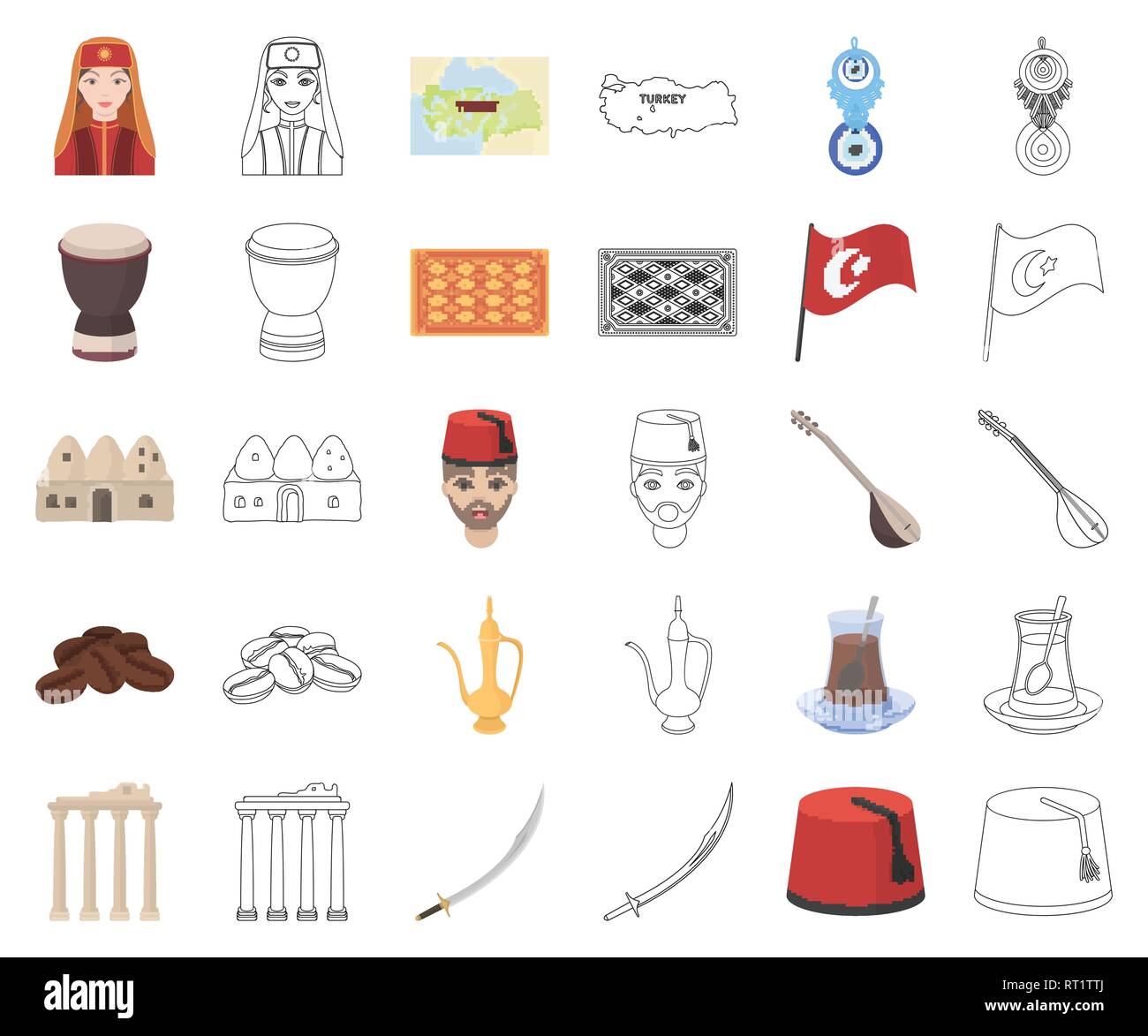 amulet,art,attraction,beans,beehive,carpet,cartoon,outline,coffee,collection,country,culture,design,drum,fez,flag,goblet,hookah,house,icon,illustration,isolated,journey,jug,kilij,logo,man,nazar,population,ruins,saz,set,showplace,sight,sign,symbol,tea,territory,tourism,traditions,traveling,turkey,turkish,vector,web,woman Vector Vectors , Stock Vector