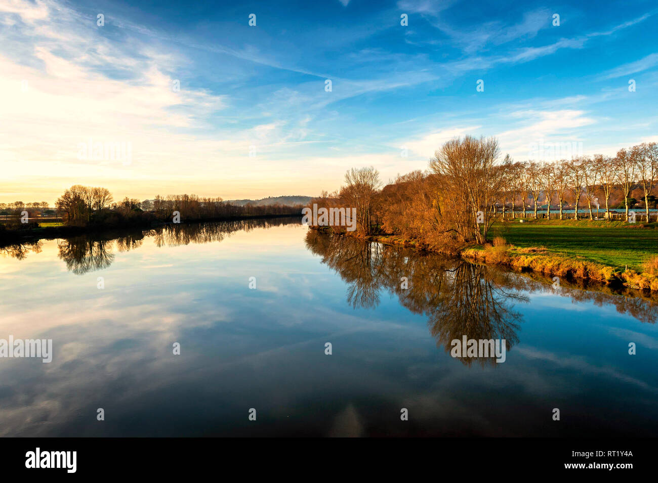 Moissac - Le Tarn / Tarn et Garonne Occitanie France 82 Stock Photo