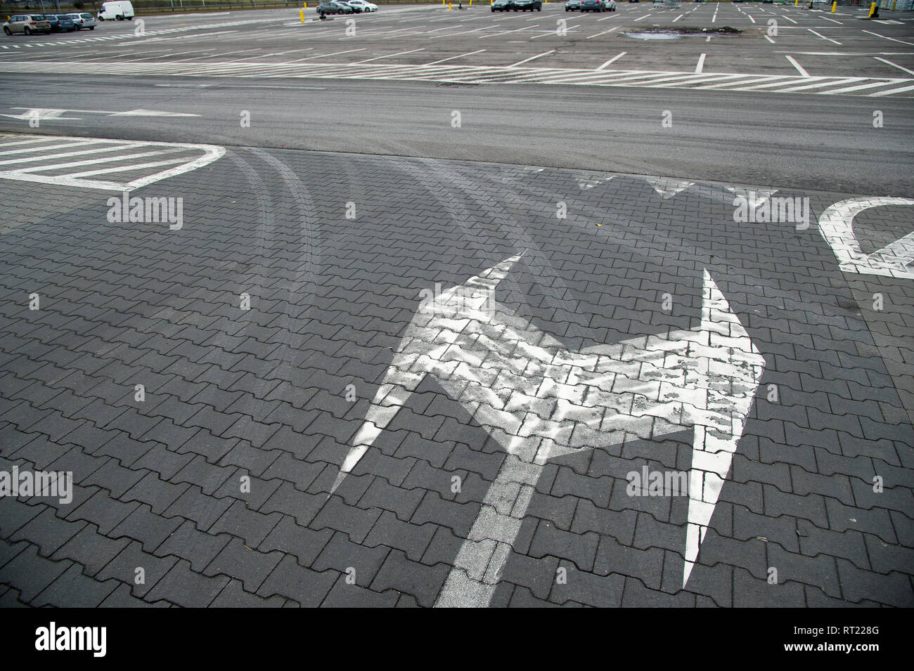 Auchan shopping mall parking lot hi-res stock photography and images ...