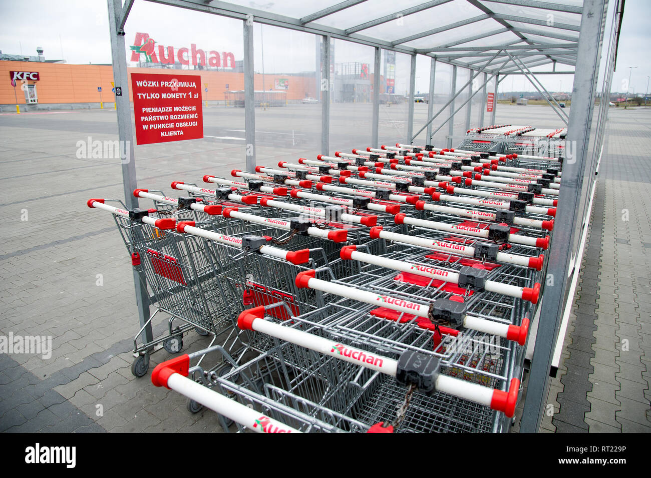 Auchan shopping mall parking lot hi-res stock photography and images ...