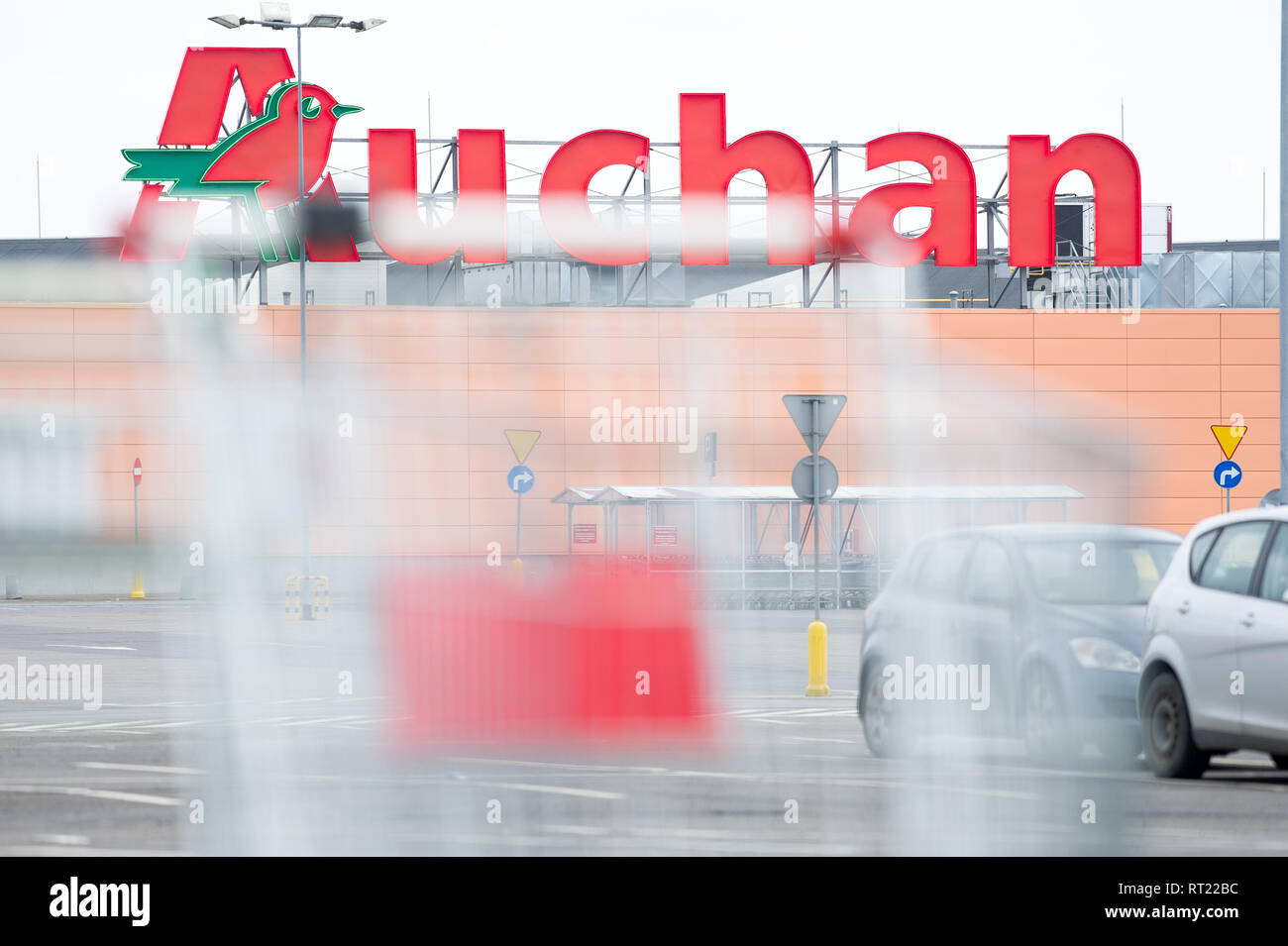 Auchan shopping mall parking lot hi-res stock photography and images ...