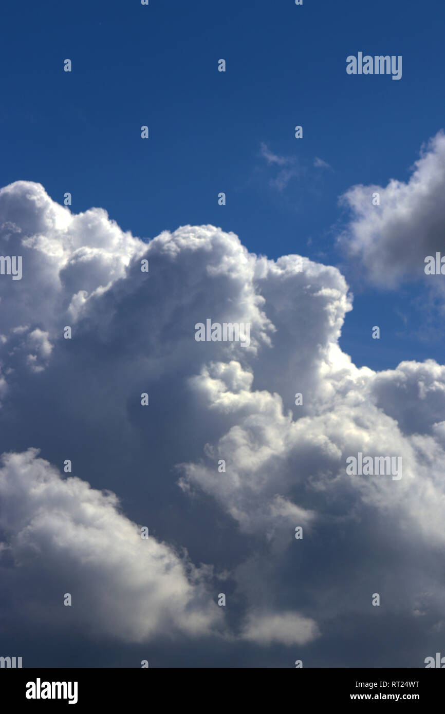 Sky cloudscape background. Clouds weather backdrop. Atmosphere nature ...