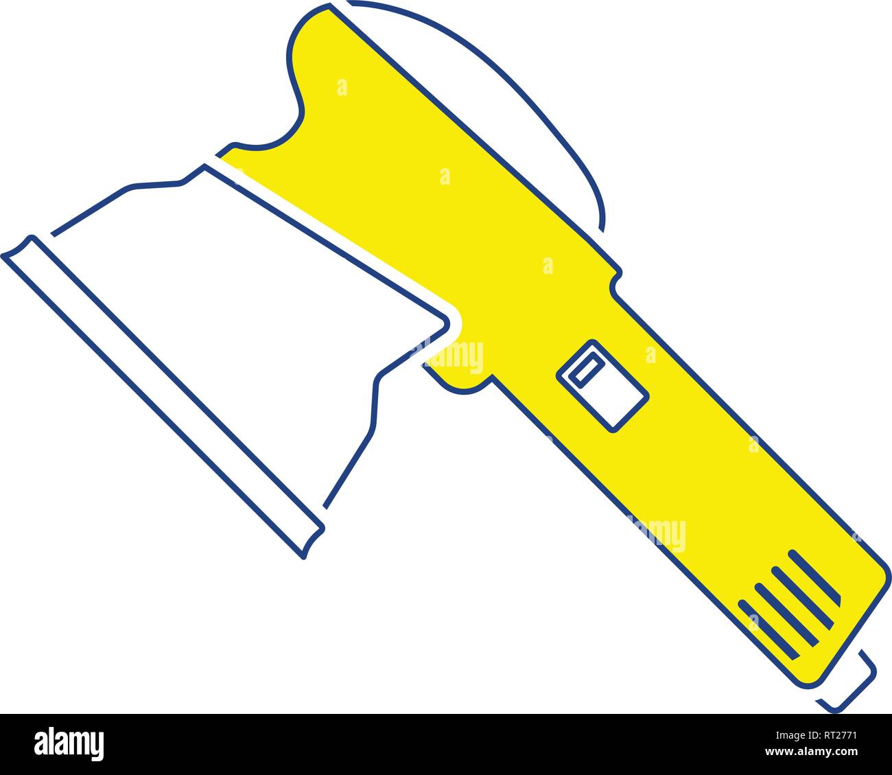 Icon of grinder. Thin line design. Vector illustration. Stock Vector