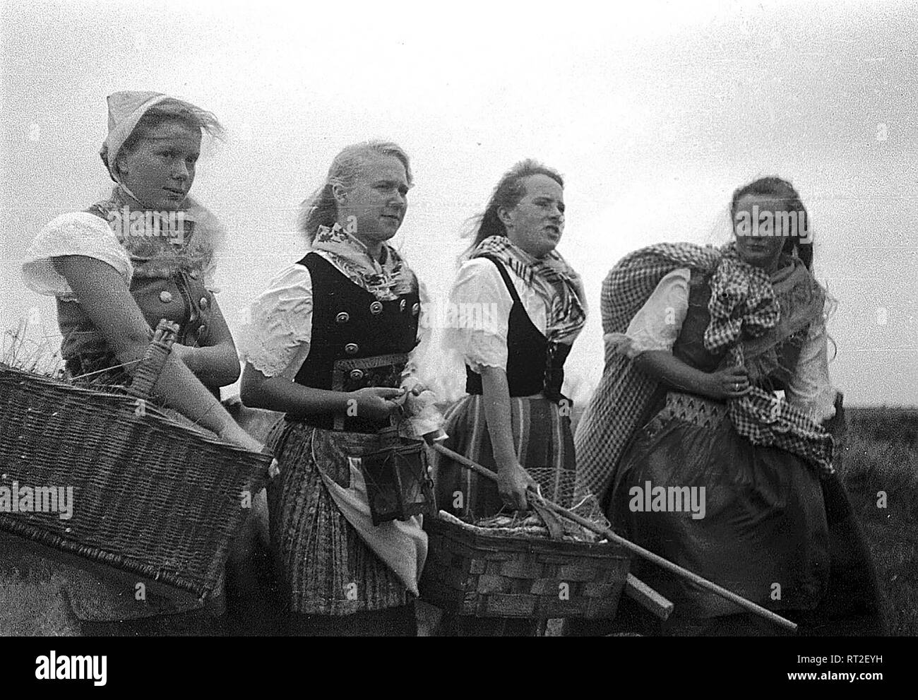 Germany - Der Schimmelreiter, Deutsches Reich 1933, Filmszene aus 'Der Schimmelreiter' in Husum Stock Photo