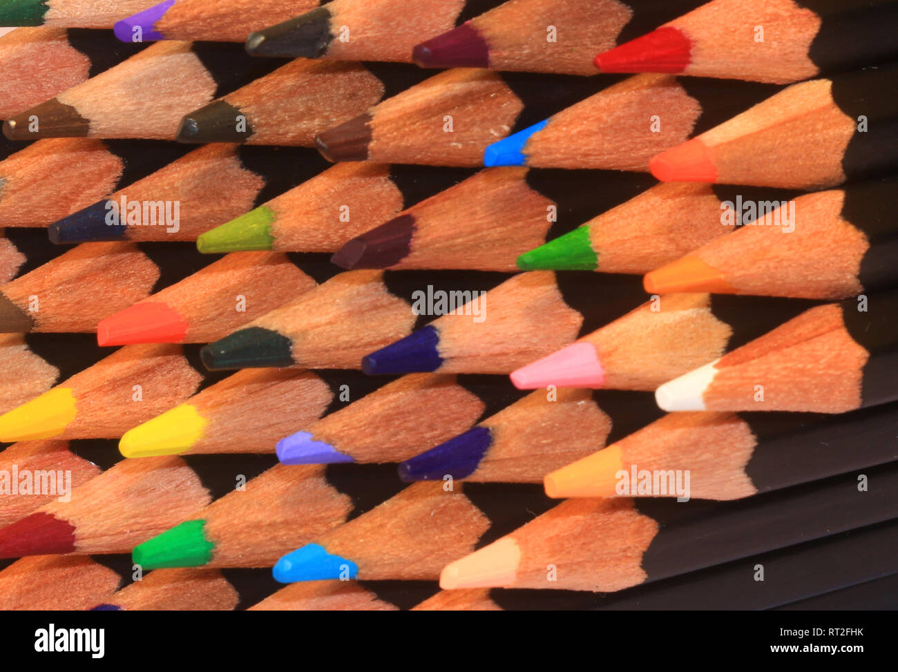 Colorful pencils Stock Photo