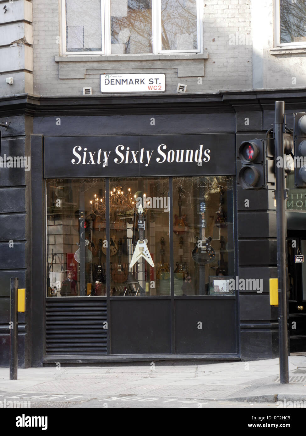Sixty Sixty sounds Guitar and Amplifier Shop on Denmark Street, London