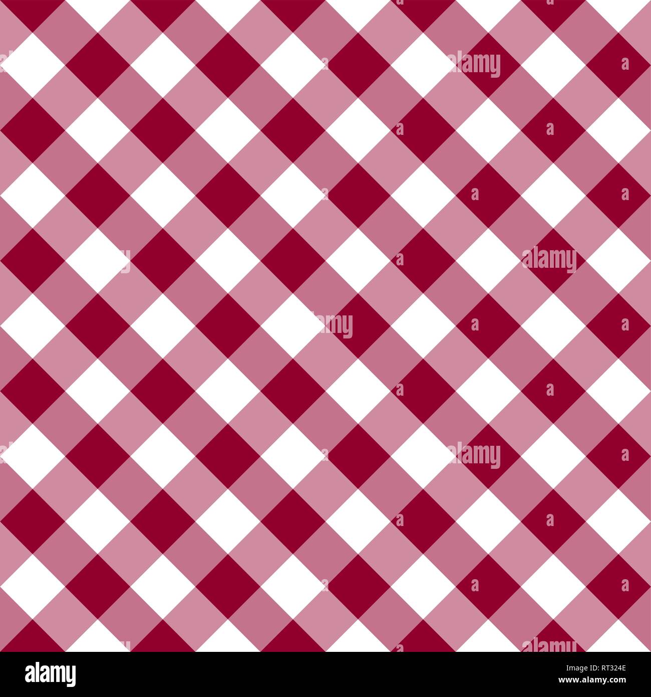 Vector seamless texture with vichy cage ornament Stock Vector