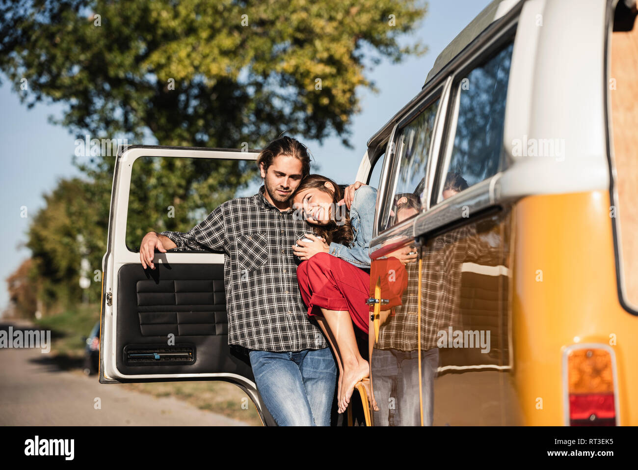 Road trip in camper hi-res stock photography and images - Alamy