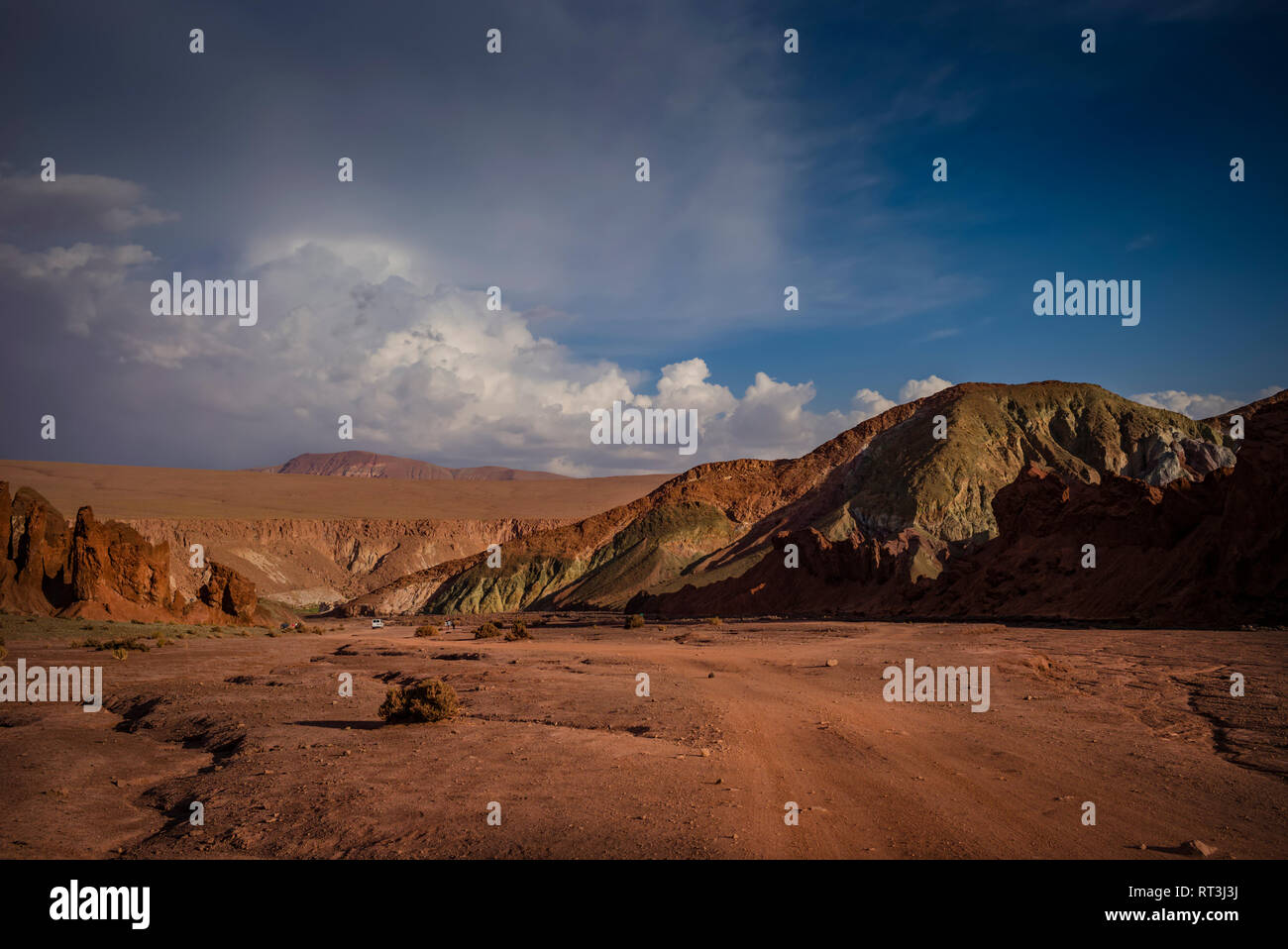 Rainbow valley, Atacama Desert, Chile. Stock Photo