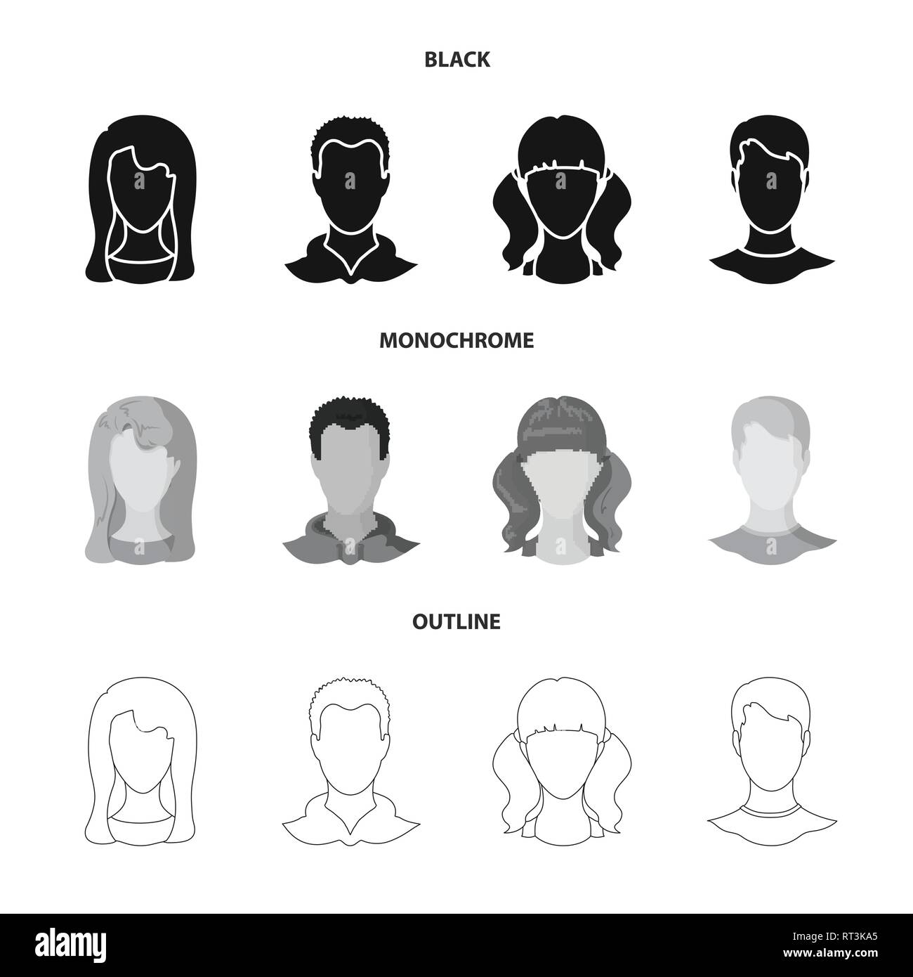 Vector design of professional and photo icon. Set of professional and ...