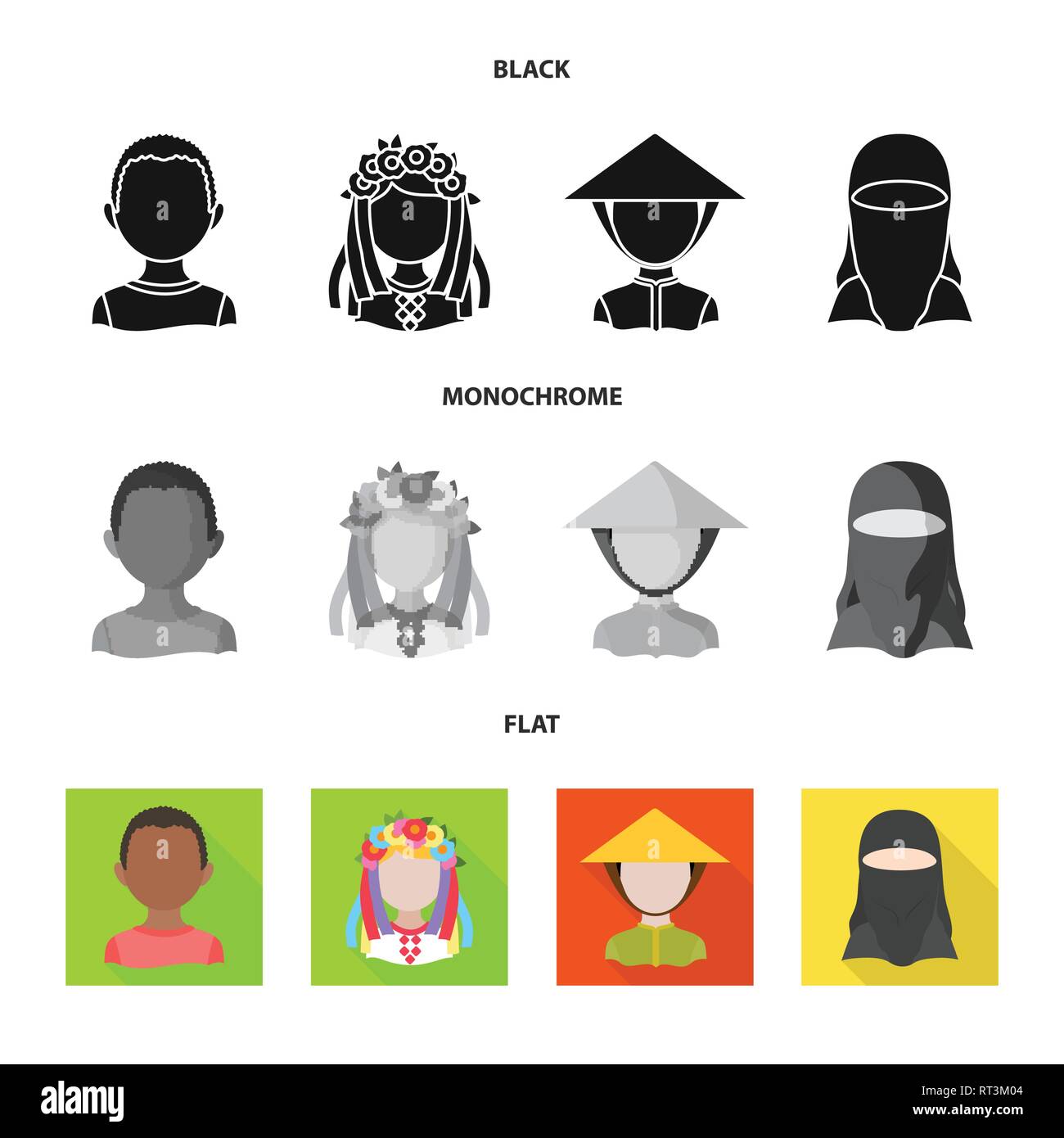 Vector illustration of imitator and resident logo. Set of imitator and ...