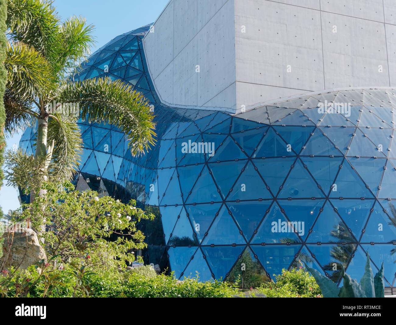 St Petersburg, FL - March 18, 2017: This close up viiew shows the Dali ...