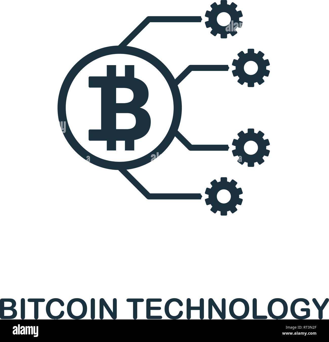 Bitcoin Technology icon. Creative element design from fintech technology  icons collection. Pixel perfect Bitcoin Technology icon for web design,  apps Stock Vector Image & Art - Alamy