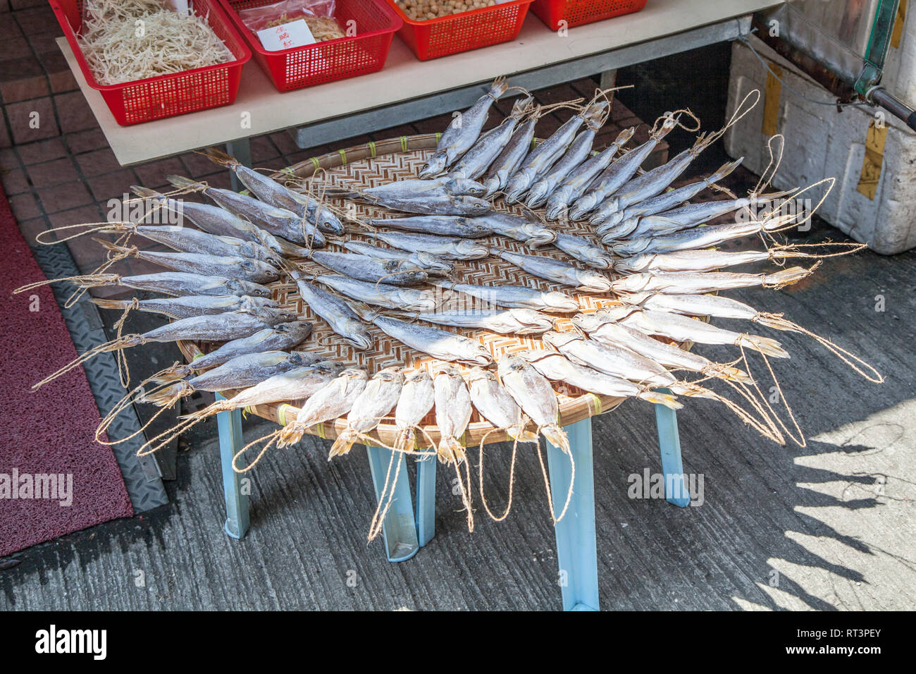 Dried Fish for sale Stock Photo Alamy