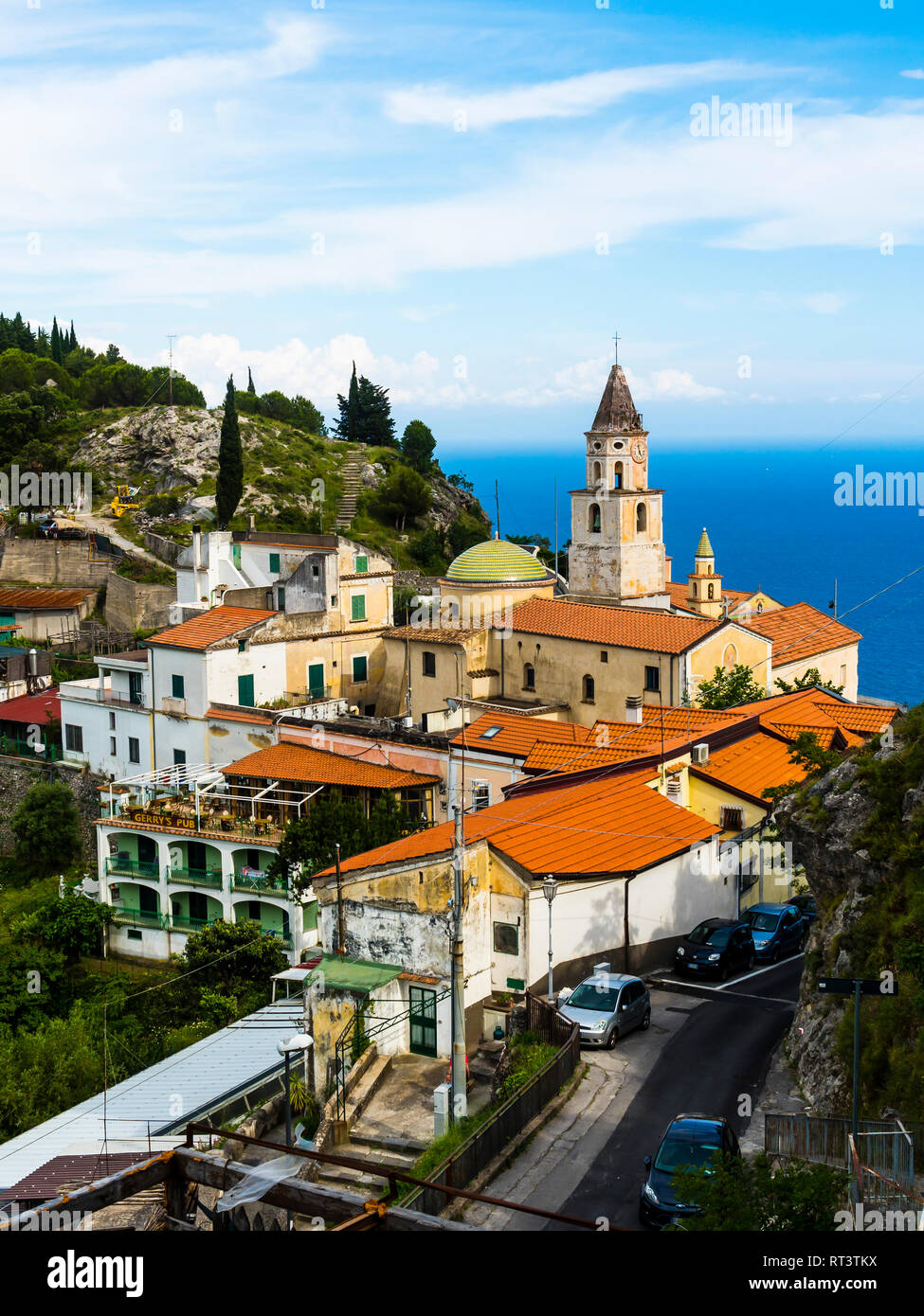 Italy, Campania, Amalfi Coast, Sorrento Peninsula, Pogerola Stock Photo
