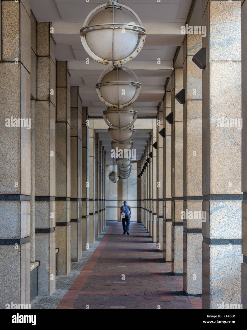 Walkway in Cape Town, South Africa Stock Photo