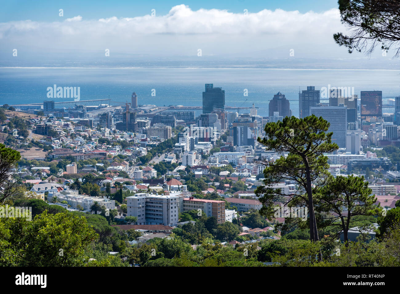 The view over Cape Town, South Africa Stock Photo