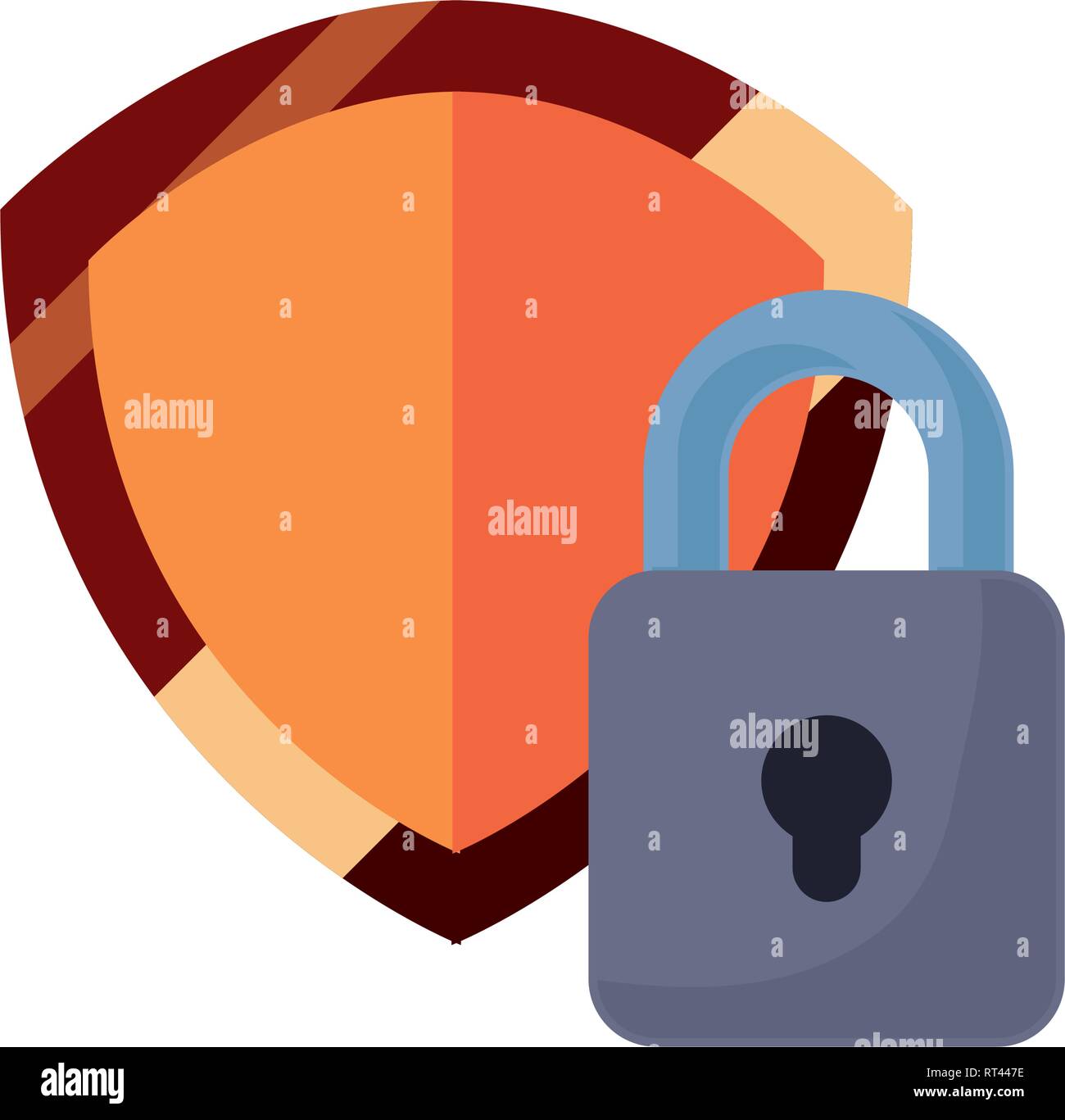 shield security data protection technology vector illustration design ...