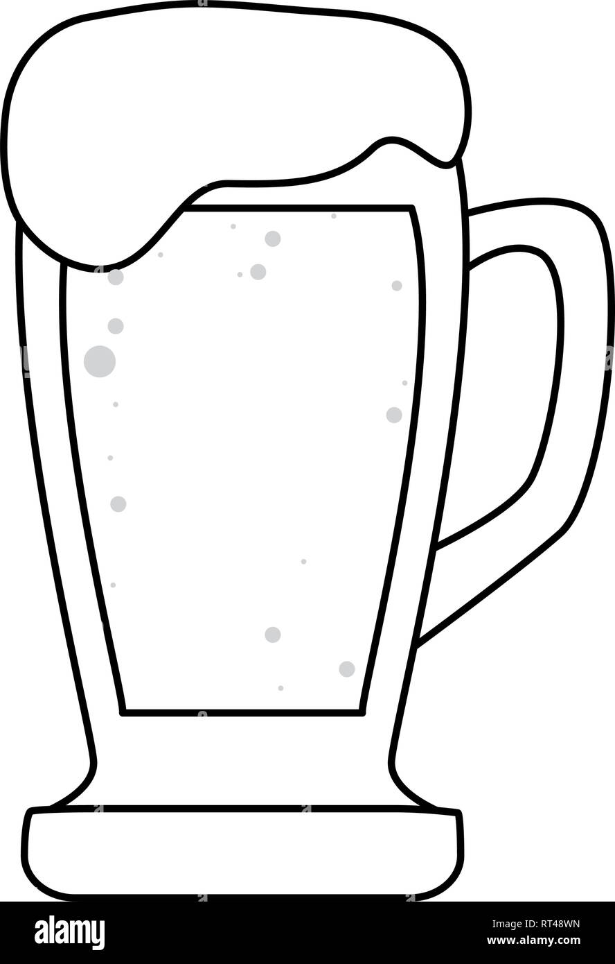 beer happy st patricks day vector illustration Stock Vector
