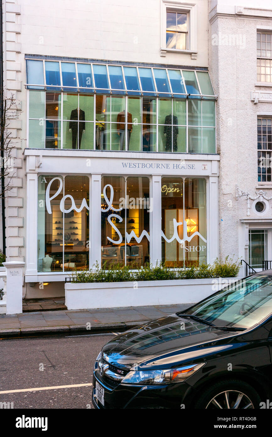 Paul Smith Shop, Westbourne House, Notting Hill, London Stock Photo