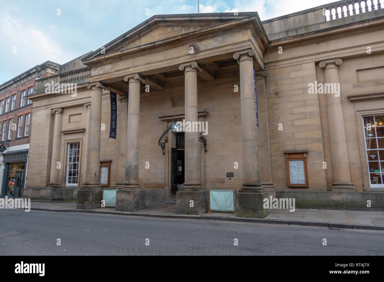 The Assembly Rooms (now an ASK Pizza Restaurant) in the City of York, North Yorkshire, UK. Stock Photo