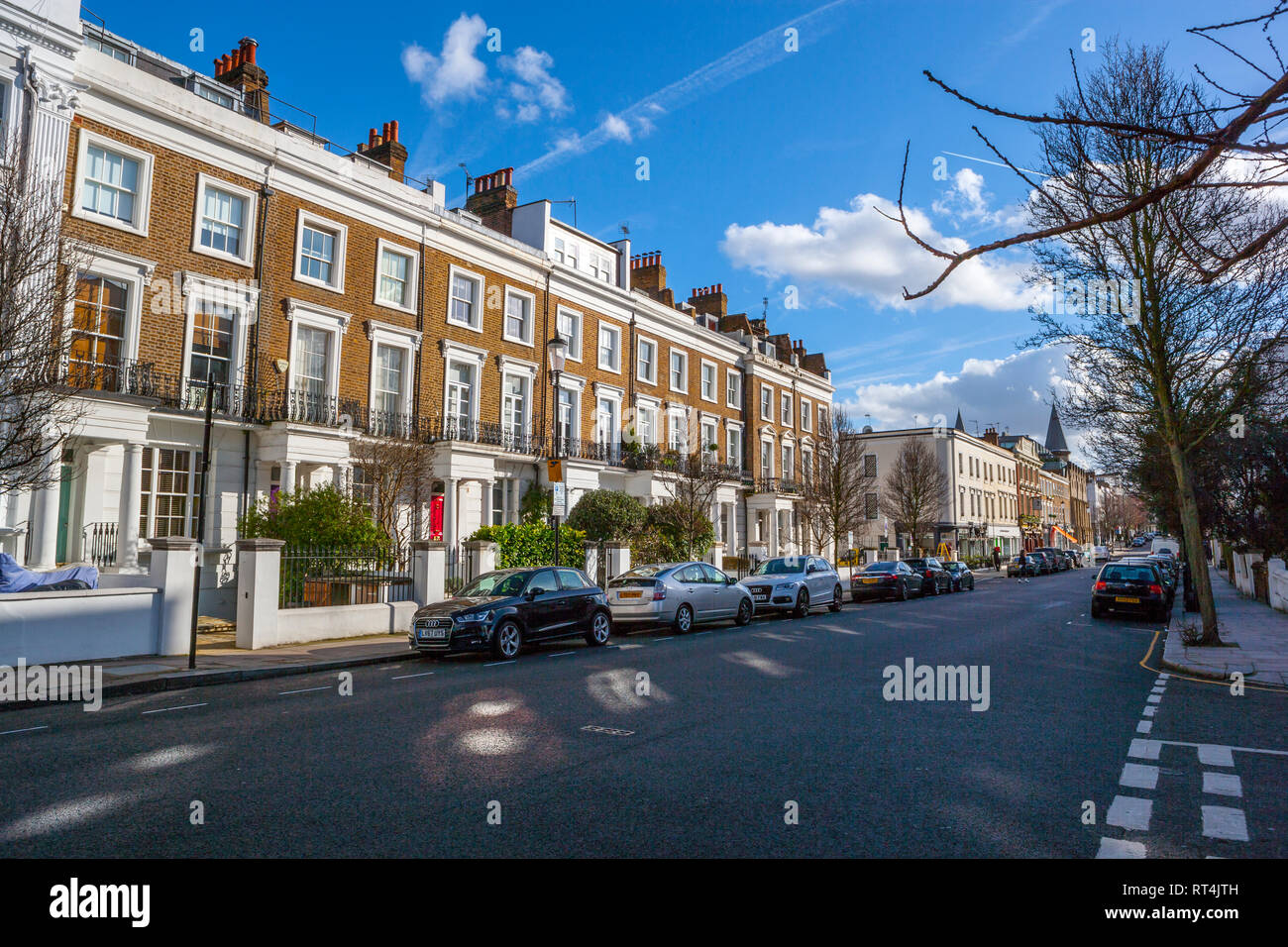 Ledbury Road, Notting Hill, London Stock Photo