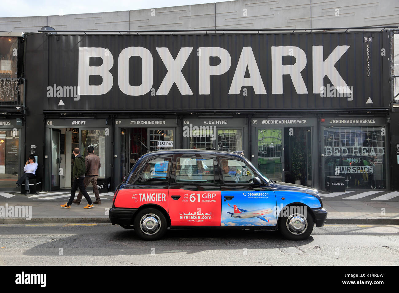 Boxpark, Shopping Mall Built with Shipping Containers, Shoreditch, East