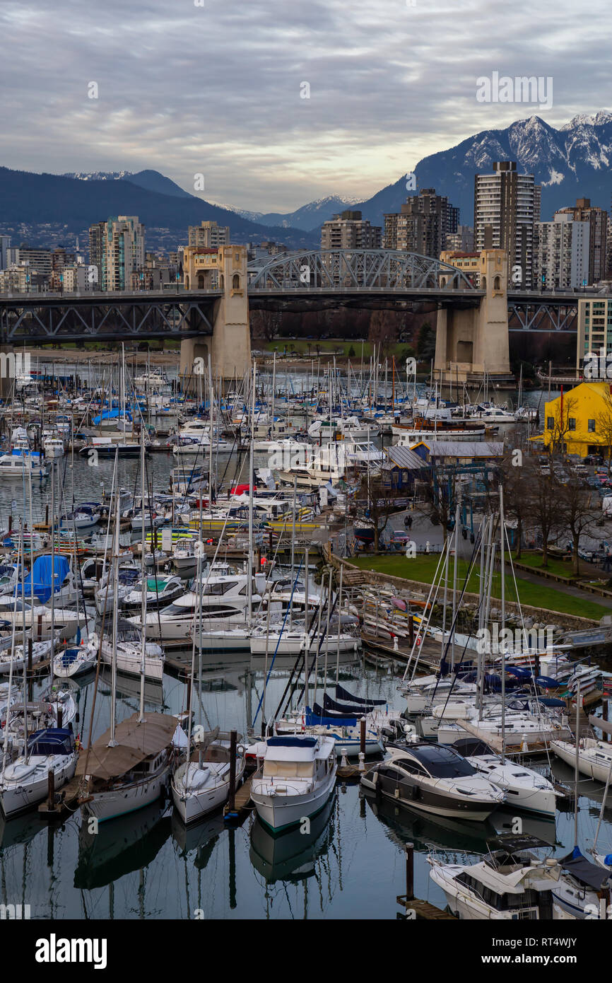 Aerial view downtown vancouver on hi-res stock photography and images ...