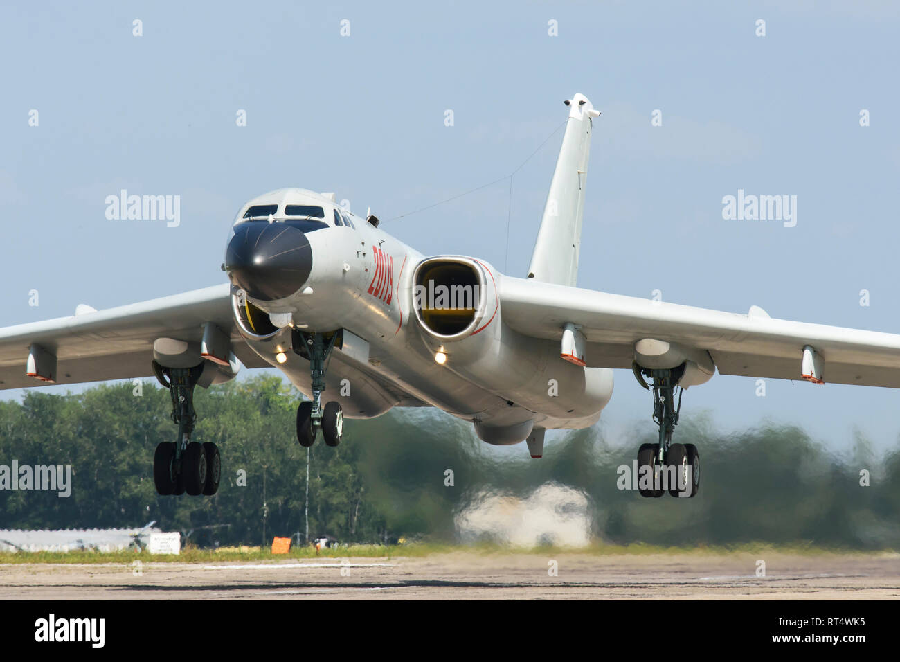 A People S Liberation Army Air Force Xian H 6k Strategic Bomber Plane Stock Photo Alamy