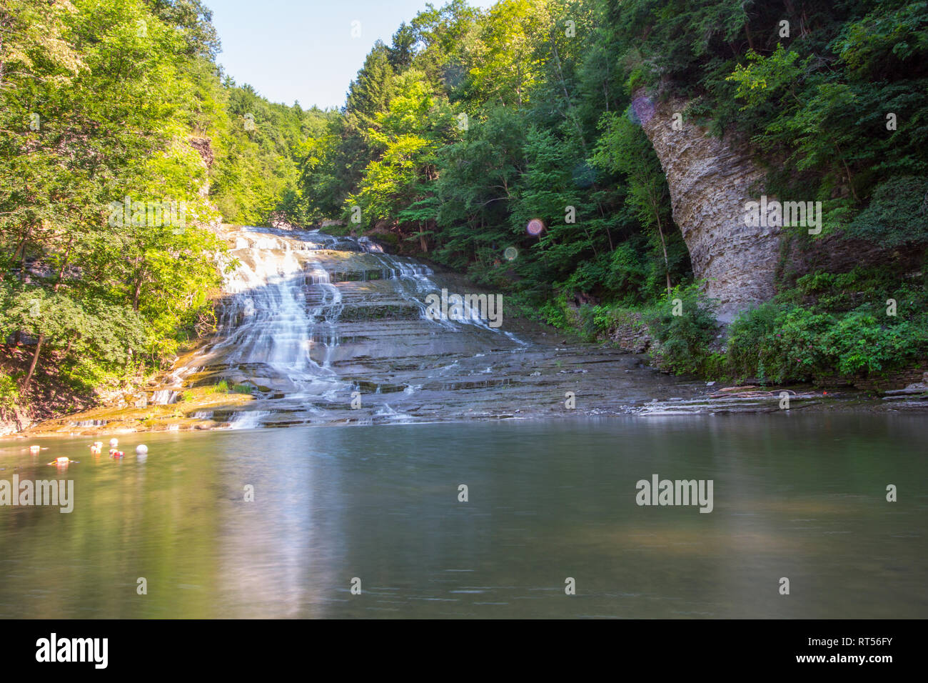 Buttermilk Falls, Ithaca, New York Stock Photo Alamy