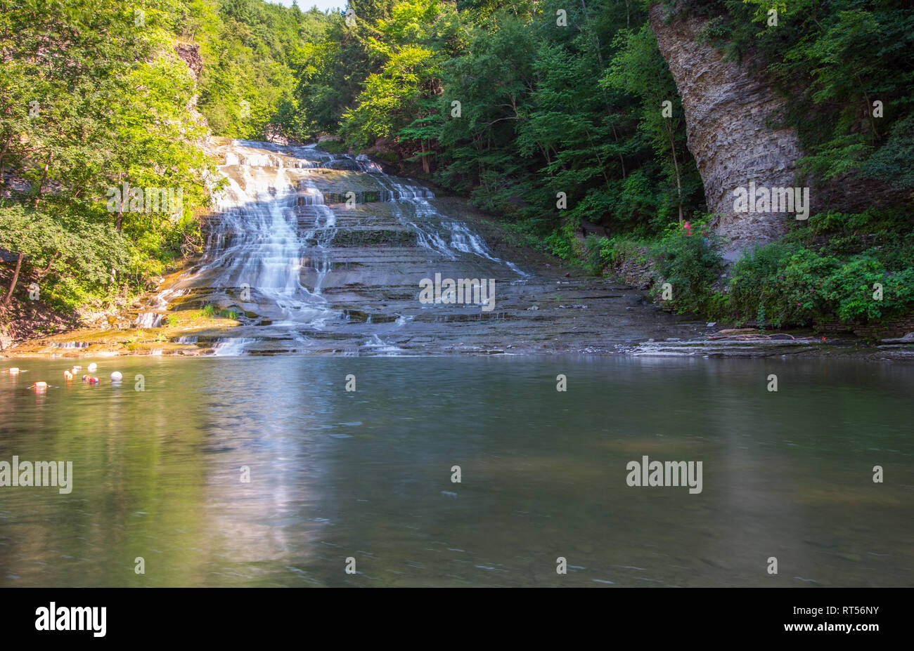 Buttermilk Falls, Ithaca, New York Stock Photo Alamy