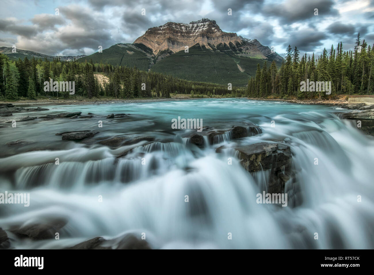athabasca-falls-jasper-national-park-alberta-canada-stock-photo-alamy