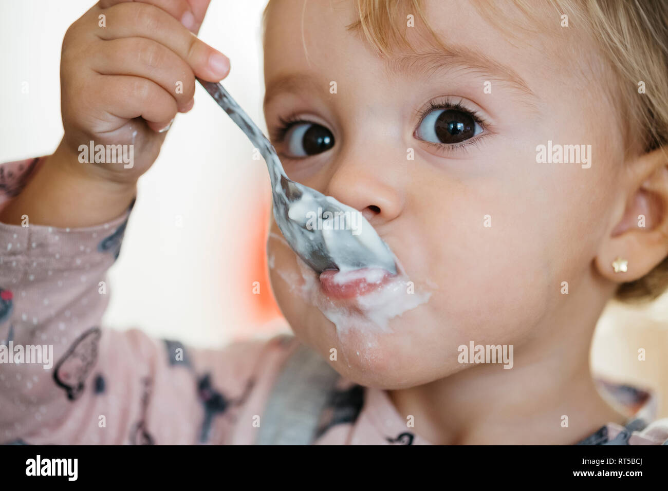 Baby food yogurt hires stock photography and images Alamy