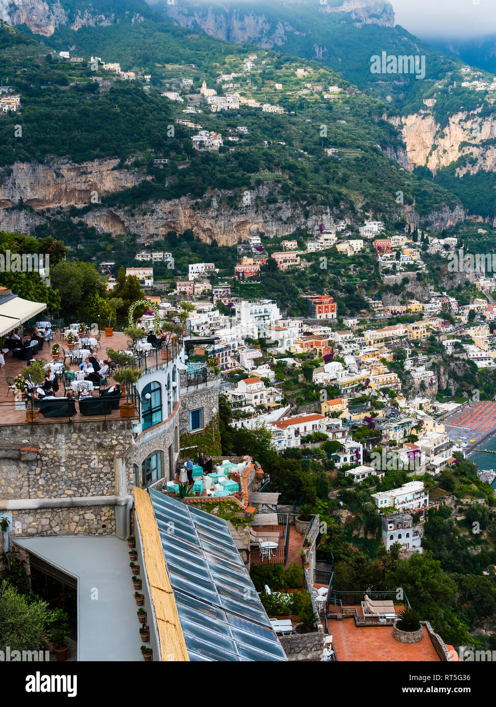Italy, Campania, Sorrent, Amalfi Coast, Positano Stock Photo